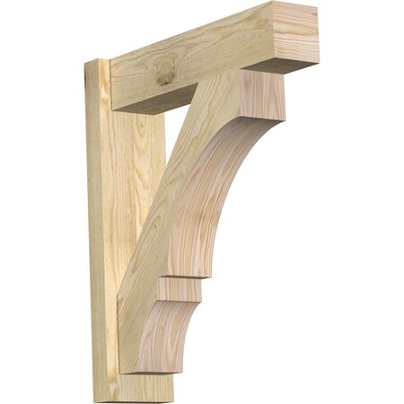 Balboa Block Rough Sawn Outlooker, Douglas Fir, 6W X 22D X 26H